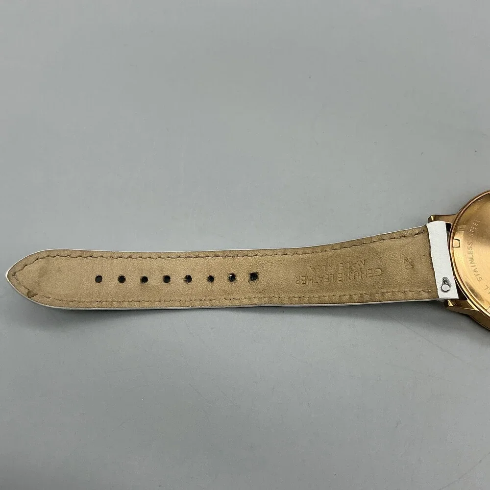 Fossil Forty Five Ten Womens Watch 40mm Rose Gold Tone FFTC1001 New Battery